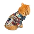 thumbnail image 5 of Patriotic Shiba Inu Stained Glass Portrait American Flag Hawaiian Summer Shirt for Small Medium Large Dog Cat Shibas Dog Lovers Gifts Idea - 01010, 5 of 6