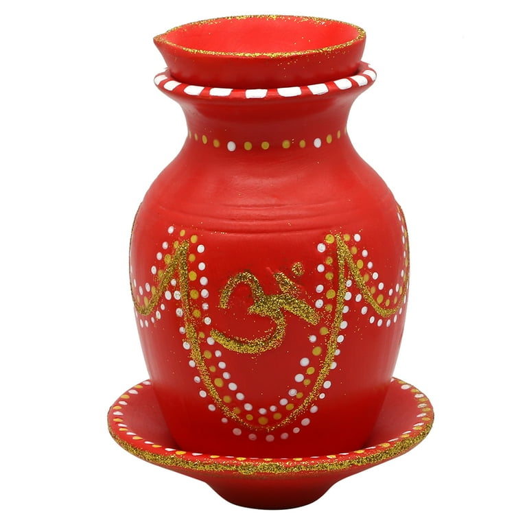 Hindu Lota Loti Stainless Steel Pot Kalash Religious Temple Pooja Puja Prayer