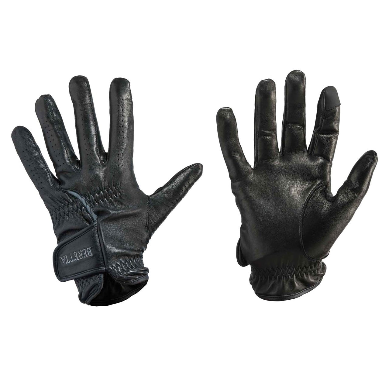Beretta Leather Shooting Gloves Black