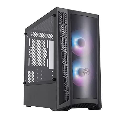 tempered glass microatx pc gaming case 