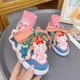 thumbnail image 5 of Sanrios Hellokittys Cinnamoroll My Melody Kuromi zapatillas para niños zapatillas luminosas de dibujos animados zapatos planos casuales zapatos versátiles de caña alta, 5 of 5