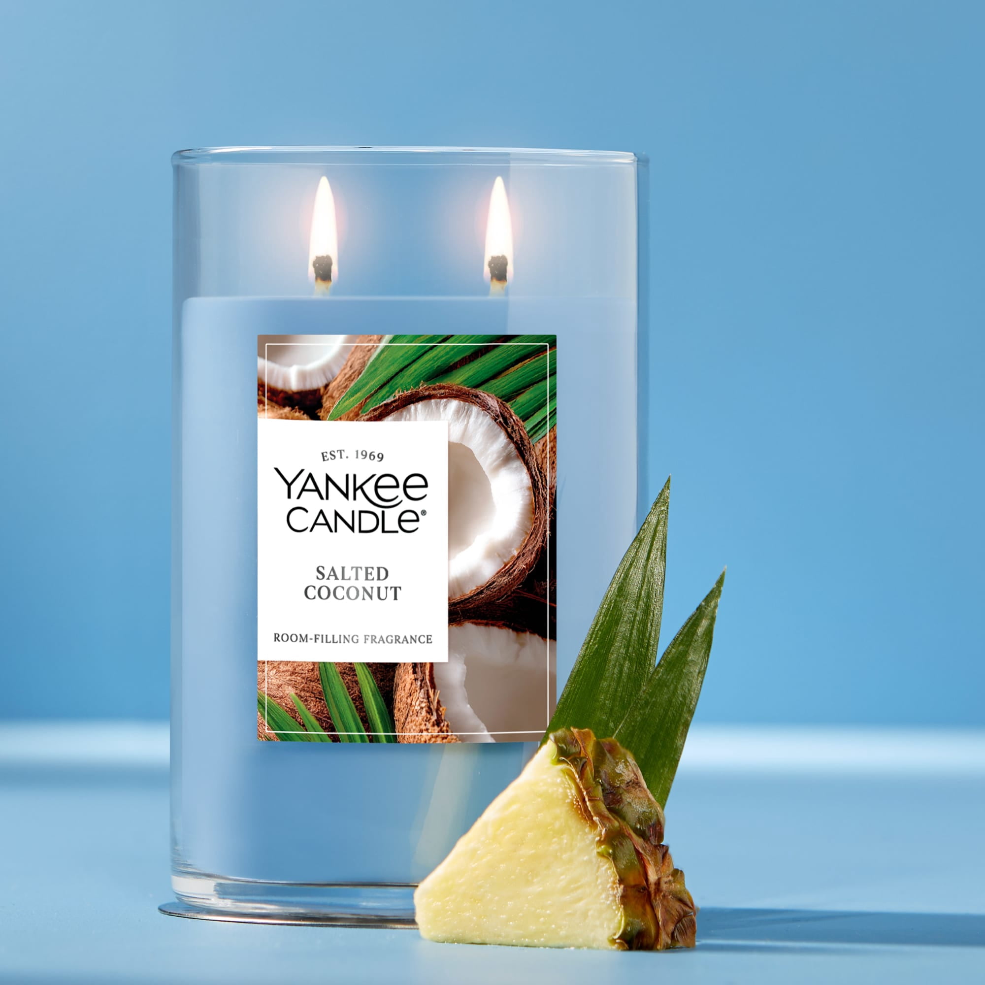 Yankee Candle Salted Coconut Large Tumbler Scented Candles, 20 oz