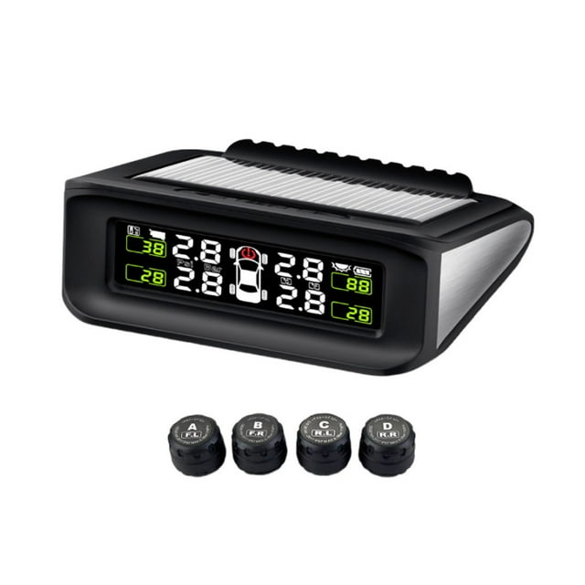 tredstone ABS Car Solar Tire Pressure Detector Tire Pressure TPMS Car Tire Car Tyre Pressure Monitor