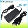 thumbnail image 3 of 24V DC 2A Power Supply Adapter 100-240V AC Input 24 VDC 2Amp Output 5.5mm, 3 of 5