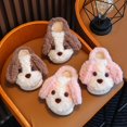thumbnail image 5 of Otqutp Toddler Boys Girls Soft Plush Slippers Cute Dog Cartoon Animal House Shoes Toddler Kids Winter Non Slip Cozy Sandals, 5 of 8