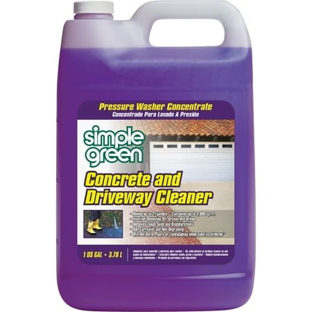 Simple Green, SMP18202CT, Concrete/Driveway Cleaner Concentrate, 4 / Carton,