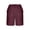 Wine#shorts for women linen cotton, variant on aohooy Womens Bermuda Cargo Shorts Stretch Knee Length Summer Casual Wide Leg Drawstring Hiking Work Shorts with Multi Pockets Coffee,XL