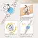 thumbnail image 4 of Pulsera difusora de aceite esencial, pulsera de aromaterapia, joyería de acero inoxidable, banda de cuero, regalos de cumpleaños para mujeres, novia, madre, hermana, tía Fokelyi HMHZ586, 4 of 5
