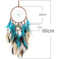 thumbnail image 2 of Atrapasueños Laklulu Atrapasueños hecho a mano Atrapasueños de plumas Atrapasueños pequeños Atrapasueños para colgar en la pared Decoración del hogar Adornos Decoración artesanal (70) (Luna), 2 of 7