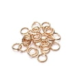thumbnail image 1 of Thinson 200 Pieces Rings Anklet Jewelry Making Finding Decorative Connector Handmade Handicraft DIY Crafting Accessory Rose Gold, 1 of 7