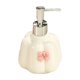 thumbnail image 5 of Dispensador de jabón líquido a presión, 400 ml, a prueba de fugas. Elegante dispensador de jabón líquido para manos y cuerpo. Blanco, 5 of 9