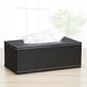 thumbnail image 2 of Soporte para caja de pañuelos de cuero Soledad Negro 25x14x9.5cm, 2 of 6