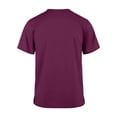 thumbnail image 4 of Domuza Mens V-Neck Short Sleeve Scrub Top with Multiple Pockets - Medical & Nursing Uniform Shirt Dark Purple M, 4 of 5
