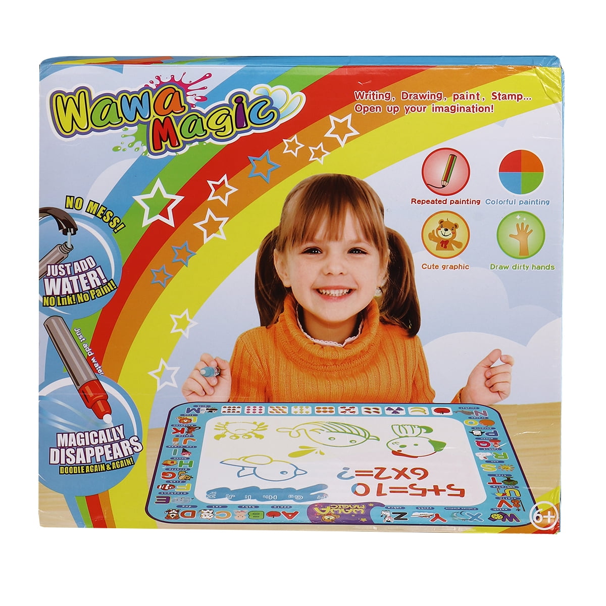 Aqua Magic Mat - Kids Painting Writing Doodle Board Toy ...