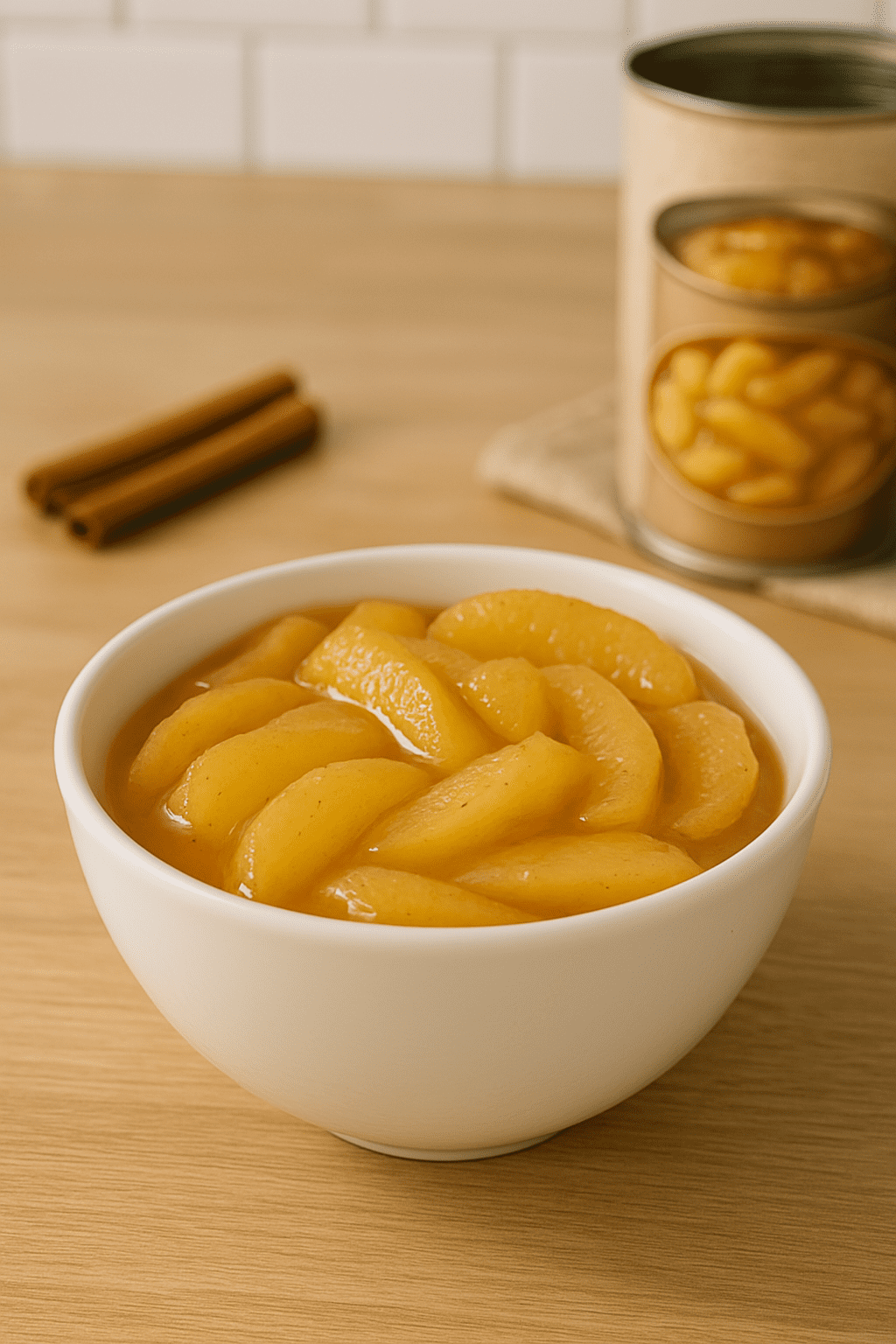 Margaret Holmes Fried Apples with Cinnamon, 15 oz Cans (Pack of 6), Bundled with JFS Recipe Card