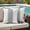 Grey, variant on Pack of 2 Outdoor Pillow Covers 20x12 Inch Waterproof Red Solid Color Texture Throw Pillow Covers,Decorative Couch Pillow Shams Protectors Simple Red Stripes Patio Garden Pillowcases Cushion Covers