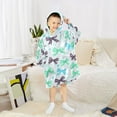 thumbnail image 6 of joogoo Wearable Blanket Hoodie for Green Bows Oversized Sherpa Hooded 3-14 YR M, 6 of 7