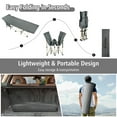 thumbnail image 5 of Spaco 28.5 Inch Extra Wide Sleeping Cot for Adults with Carry Bag-Gray, Compact Camping Cot Backpacking Ultralight Folding Lightweight Cot Easy Set Up Heavy Duty, 5 of 8