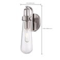 thumbnail image 2 of Nuvo Lighting Beaker 1 Light Wall Sconce, 2 of 2