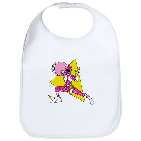 

CafePress - Power Rangers Pink Ranger Defensive Stanc - Cute Cotton Cloth Baby Bib Toddler Bib
