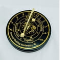 thumbnail image 5 of Black Garden Brass Sundial Compas dollond London 1920 Decorations London Replica Working Compass Sundial Compass, 5 of 5