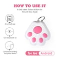 thumbnail image 3 of SHIMELE Mini Bluetooth 4.0 Anti-Lost Alarm Locator with Replaceable Battery, Vibration and Sound Alerts for Wallet, Bags, and Belongings Compatible with iOS and Android Devices, 3 of 4