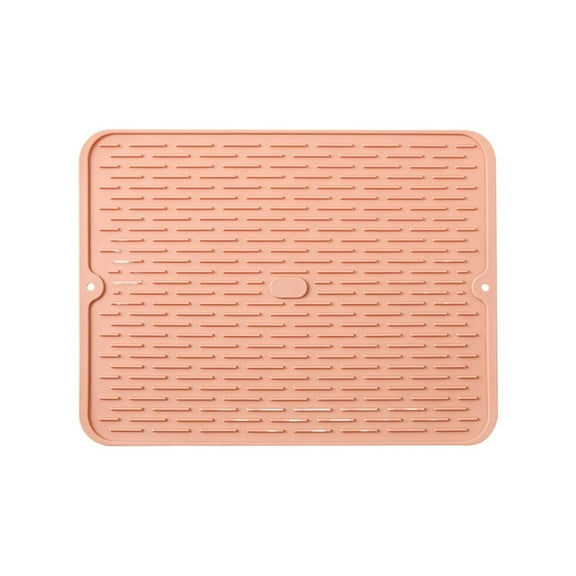 Haxmnou Silicone Dish Drying Mat for Multiple Usage,Easy clean,Eco-friendly,Heat-resistant Silicone Mat for Kitchen Counter,Sink,Bar,Bottle,or Cup