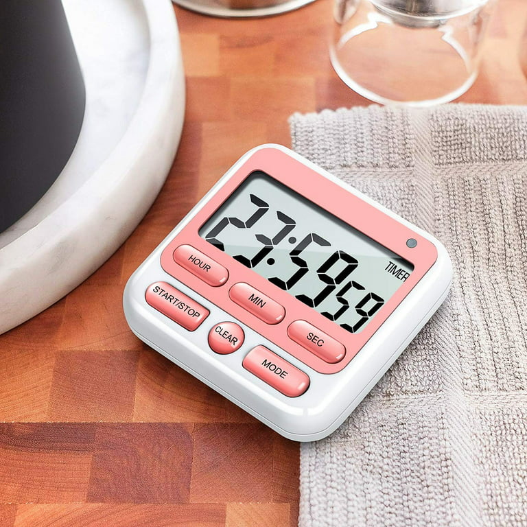 1 Minute Sand Timers for Classroom Large Digital LCD Kitchen Cooking Timer
