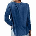 thumbnail image 4 of MORTTIC Women's 3-Pack Plus Size Long Sleeve Crew Neck T-Shirts, Loose Fit Basic Casual Tee Tops Blue Gray Fuchsia，3XL, 4 of 13