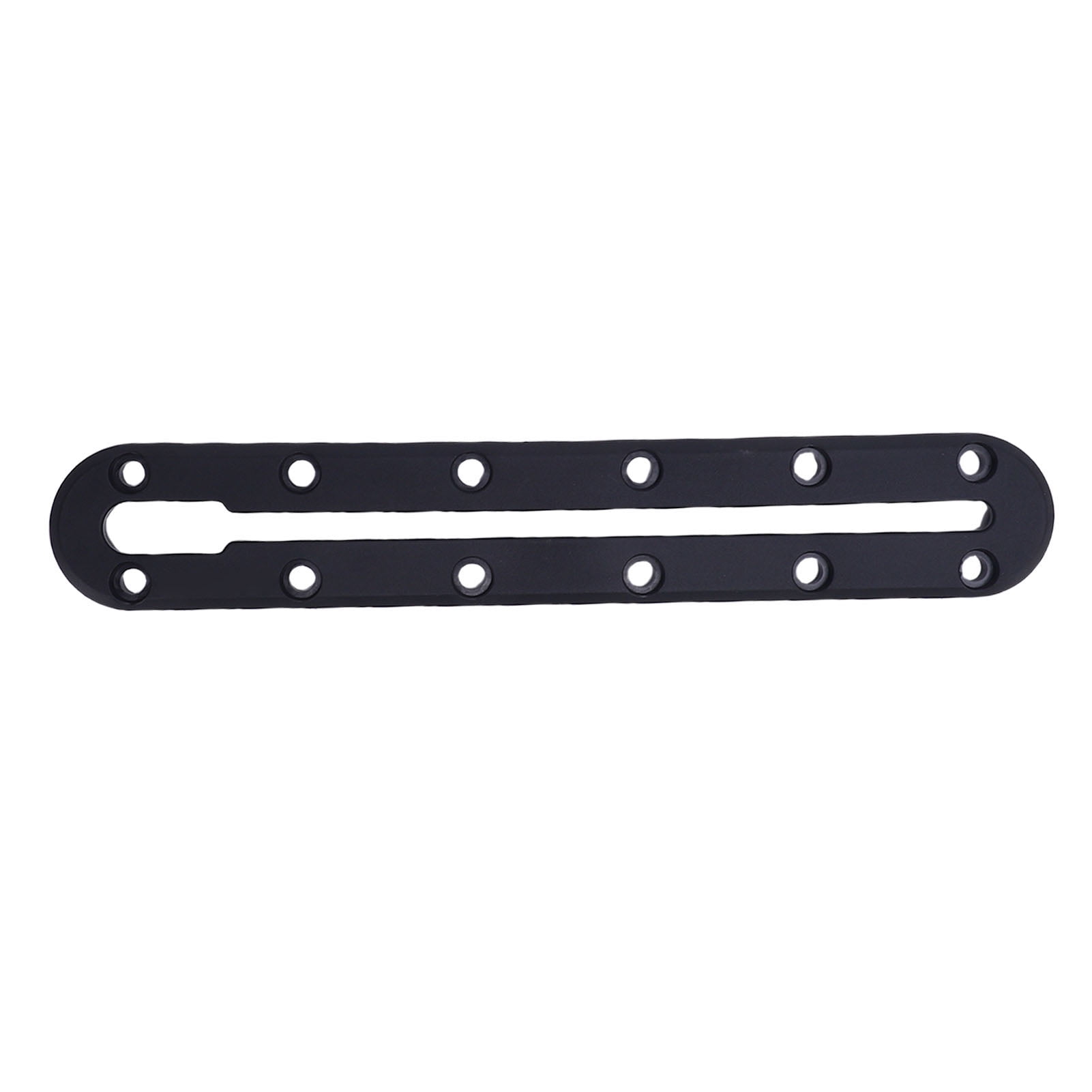 Professional Kayak Gear Track Multifunction Nylon Fish Finder Rail Mount System for Fishing Rod Holder Cup Holder Paddle Holders 268mm / 10.55in Black