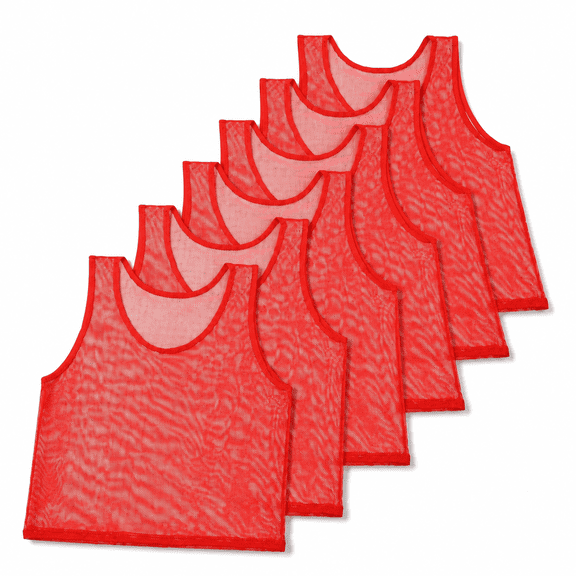 Pinnies for Youth, Teens, and Adults, 6/12 Pack Team Practice Vests