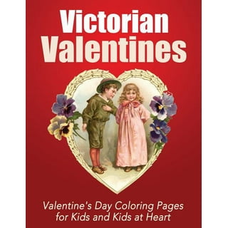 Valentine Scrapbook Paper Vintage by Coloring books Pro