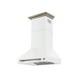 thumbnail image 4 of Forno Aria 30 Inch Wall-Mounted Range Hood in White, 4 of 5
