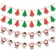 thumbnail image 1 of 4 piezas de banderines navideños de papel para colgar en la ventana, decoración de hotel, banderines, 1 of 5