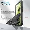 thumbnail image 3 of SaniMore for Google Pixel 6 6.4" Magnetic Case, Rugged PC & TPU Bumpers with Car Mount & Ring Kickstand Heavy Duty Full Body Protective Case for Google Pixel 6 Women Men, Black, 3 of 9