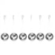 thumbnail image 2 of Cuchara de Café de Acero Inoxidable, 6 Cucharadas de Cuchara de Café Cuchara de Café, 30 Ml Cucharas de Metal de Manejar Cucharas de Café, Juego de 6, 2 of 4