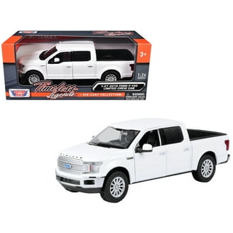 Volkswagen T1 Type 2 Double Cab Pick Up Blauw / Creme 1-24 Motormax - Schuiten Autominiaturen