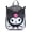 Kuromi, variant on Sanrio Hello Kitty and Friends Kuromi Backpack for Women, Men, Unisex Cute PU Leather 10" Mini Backpack Purse Kuromi Bag & Accessories