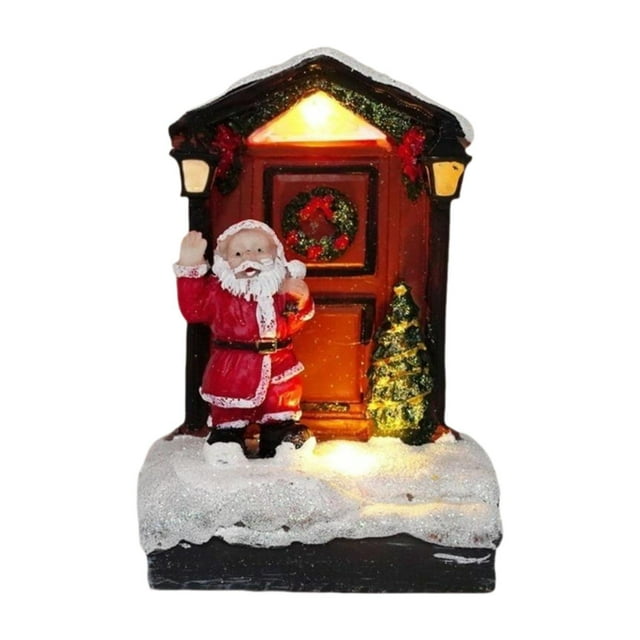 Casa Iluminada de Navidad Perfecl Pueblo de Nieve LED para Estante Festival
