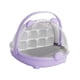 thumbnail image 2 of Caja de cría de gusanos de seda, transparente, para mascotas y tortugas. Púrpura, 2 of 9