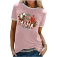 thumbnail image 1 of Elegante blusa de manga corta con cuello redondo y manga abullonada para mujer OAVQHLG3B Store  lin121212, 1 of 5