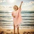 thumbnail image 6 of Quick-Dry Hooded Beach Towel Cape | Water Absorbent Microfiber for Kids & Adults | 66x60cm Lightweight Travel Towel for Swimming Surfing Yoga, 6 of 6