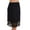 Black, variant on Women's Vanity Fair 1174122 Lace Trim 22 Inch Half Slip (Black 2X)