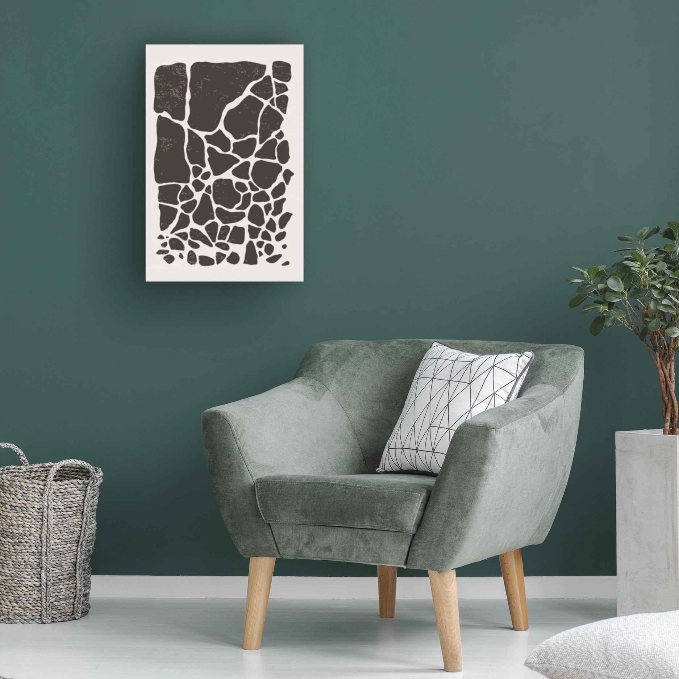 Trademark Fine Art jay stanley Black Abstract Collection 3 Canvas Wall Art