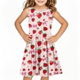 thumbnail image 2 of Piuwrlz Summer Dresses for Girls Casual Play Dresses Pleated Skirts Multicolor Size 11 Years, 2 of 6