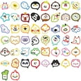 thumbnail image 3 of Transparent bubble stickers - 56 cartoon-style graffiti stickers for personal creative personalized decoration of water cups and stationery decals, 3 of 7