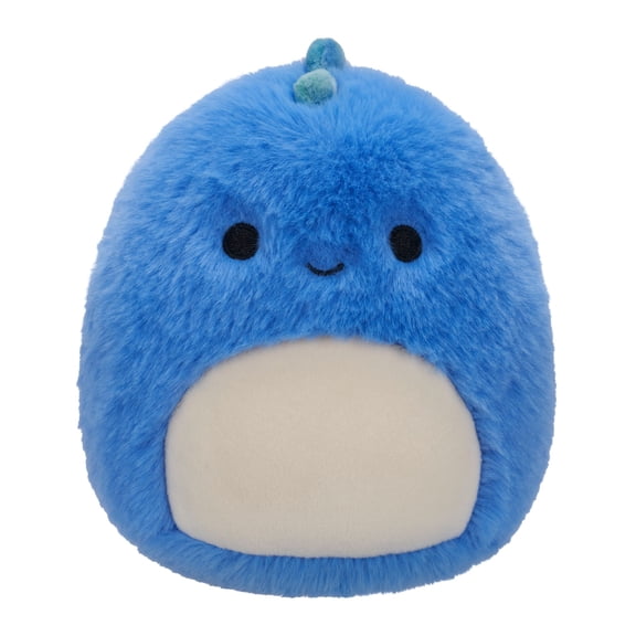 Squishmallows FuzzAMallow Official 5 inch Brody the Blue Dino With White Belly - Child's Ultra Soft Plush Toy