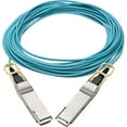 thumbnail image 3 of Tripp Lite 32.8ft QSFP28 to QSFP28 Active Optical Cable 100GbE AOC M/M, Aqua, 3 of 4