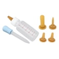 thumbnail image 2 of Pet Nursing , Small Pet Nurser Bottle Convenient Practical Clear Scale Line  For Puppy For Kittens For Feeding For Squirrel White + Pink,Brown + Pink,Brown + Blue, 2 of 8
