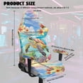 thumbnail image 2 of Whosucclay Turtle Starfish Plumeria Coral Print Office Computer Game Chair Slipcovers Machine Washable Non-Slip Computer Chair Seat Slipcovers with Armrest Covers Gamer Chairs Protector, 2 of 8